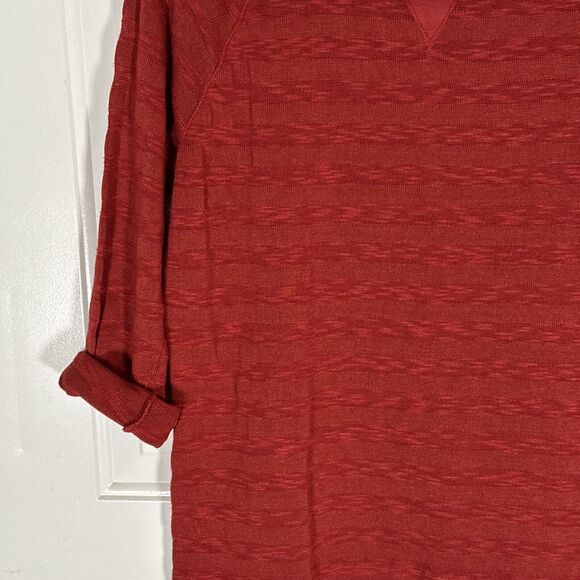 Lauren Ralph Lauren Shirt Womens Large Red Lightweight Knit Long Sleeve Ladies - Picture 5 of 7